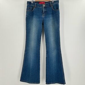 GLO Jeans Y2K Denim Flare Leg Vintage 9” Rise Women’s Junior Size 7